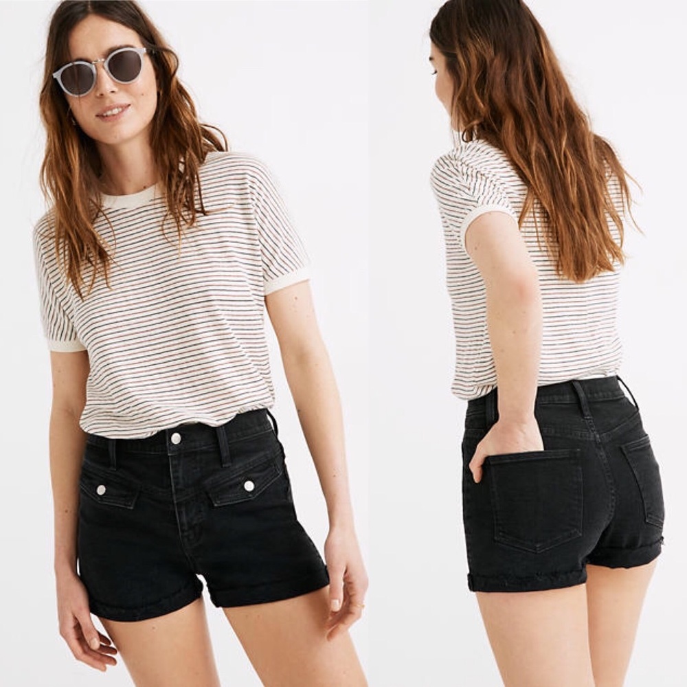 Madewell High Rise Denim Shorts